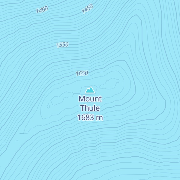 Map of Mount Thule