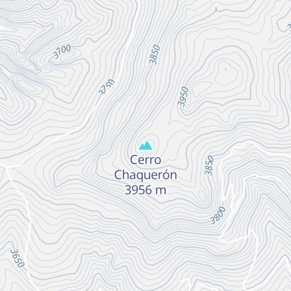 Map of Cerro Chaquerón