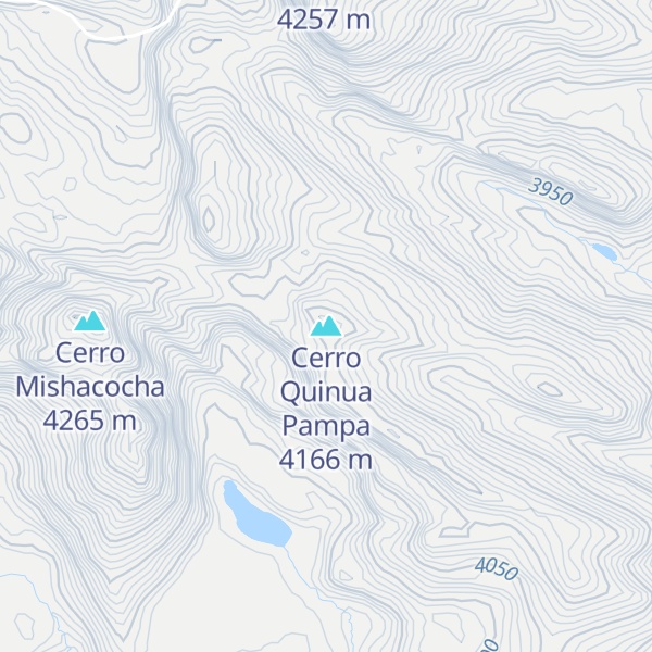 Map of Cerro Quinua Pampa