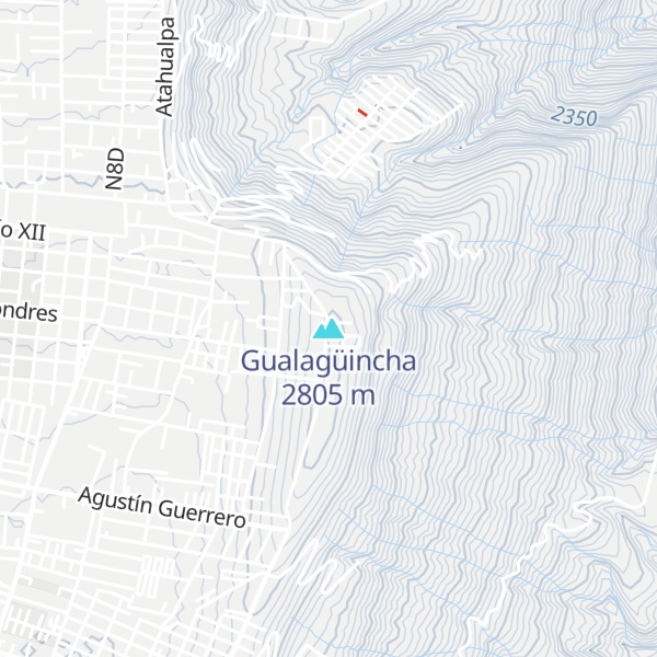 Map of Gualagüincha