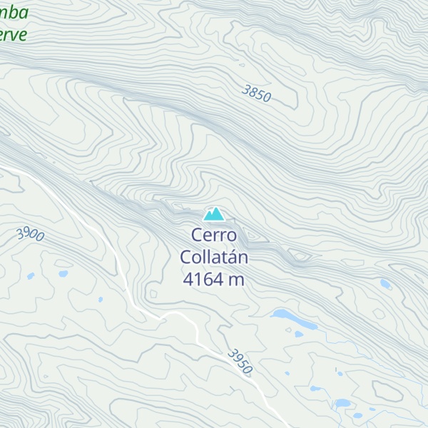 Map of Cerro Collatán