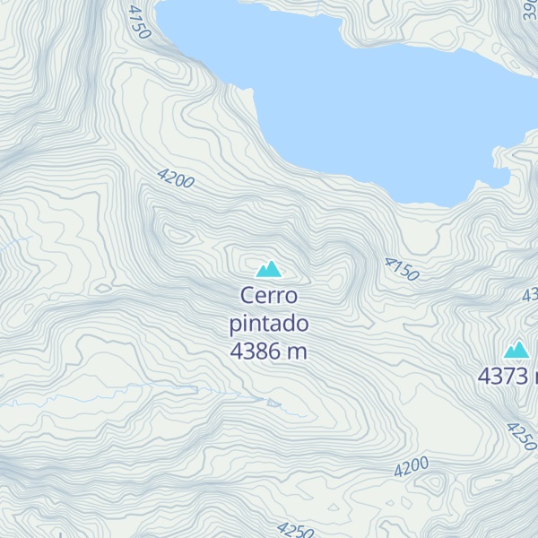 Map of Cerro pintado