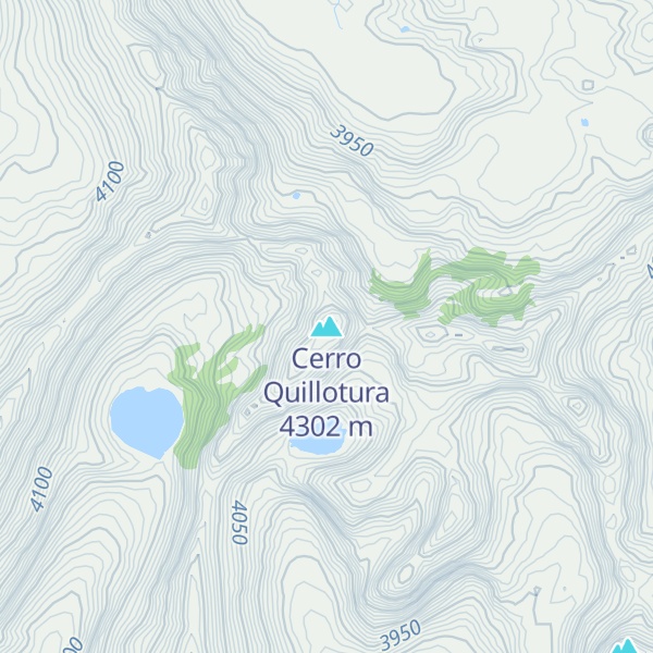 Map of Cerro Quillotura