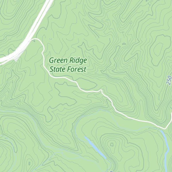 Map of Keenan Ridge