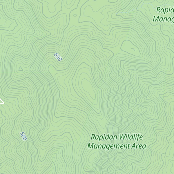 Map of Kirtley Mountain