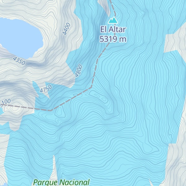 Map of Monja Chica