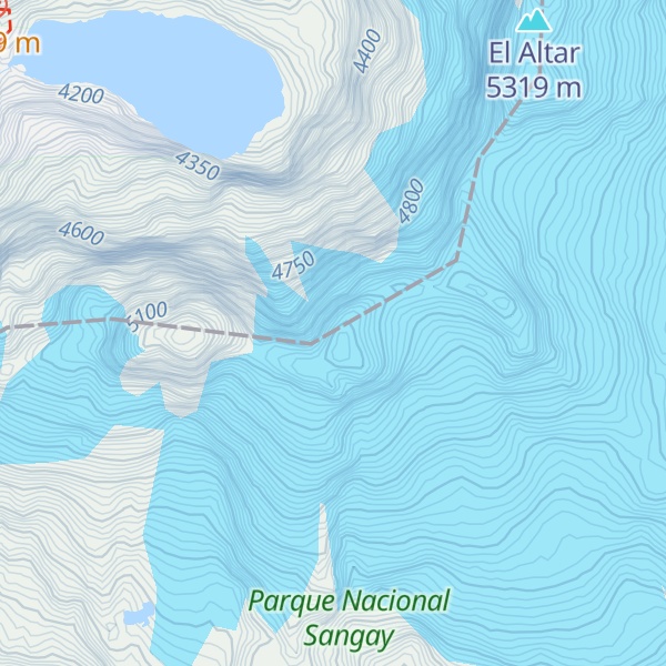 Map of Monja Grande