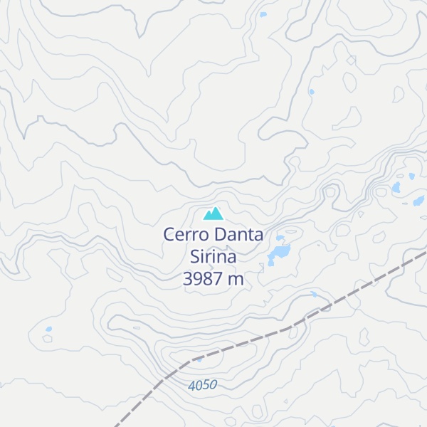 Map of Cerro Danta Sirina
