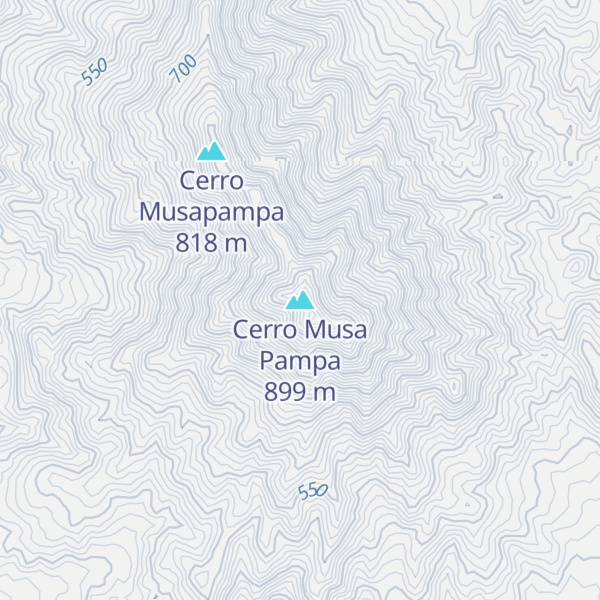 Map of Cerro Musa Pampa