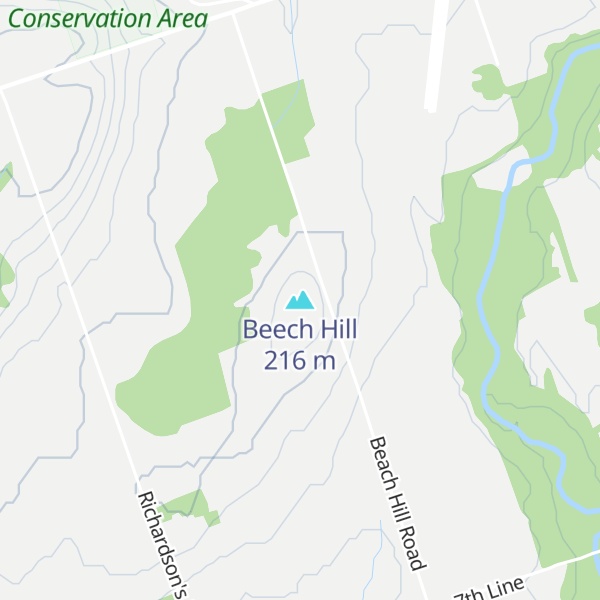 Map of Beech Hill