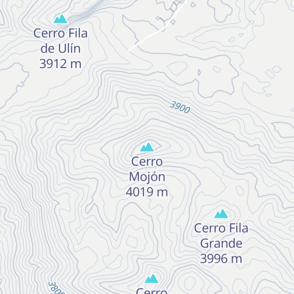 Map of Cerro Mojón