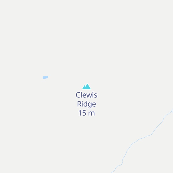 Map of Clewis Ridge