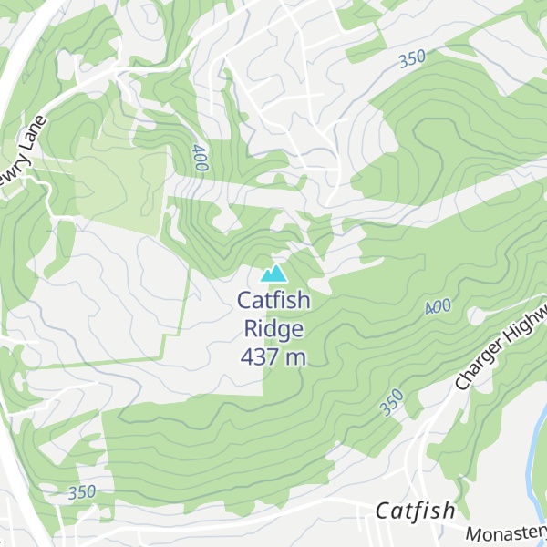 Map of Catfish Ridge