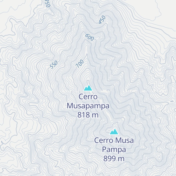 Map of Cerro Musapampa