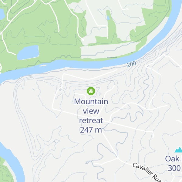 Map of Mountain view retreat