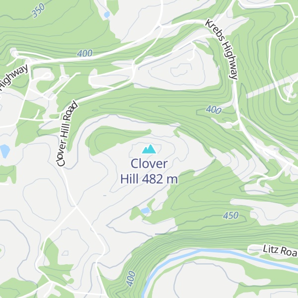 Map of Clover Hill