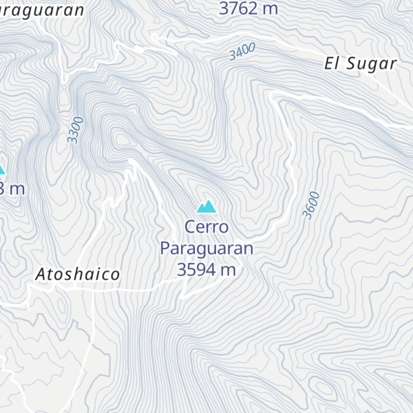 Map of Cerro Paraguaran