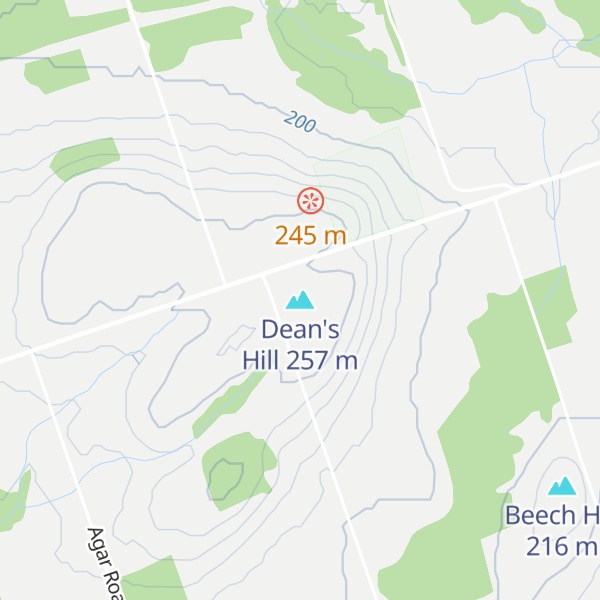 Map of Dean's Hill