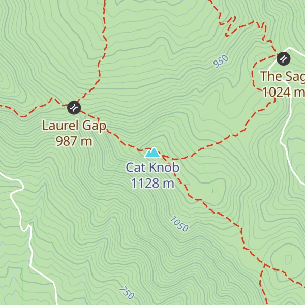 Map of Cat Knob