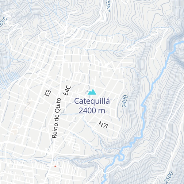 Map of Catequillá