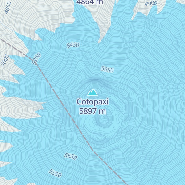 Map of Cotopaxi