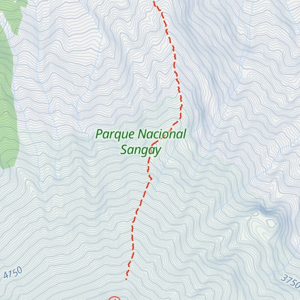 Map of Tungurahua Refugio
