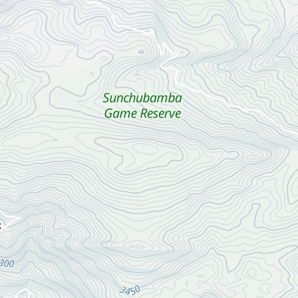 Map of Cerro Peña Blanca