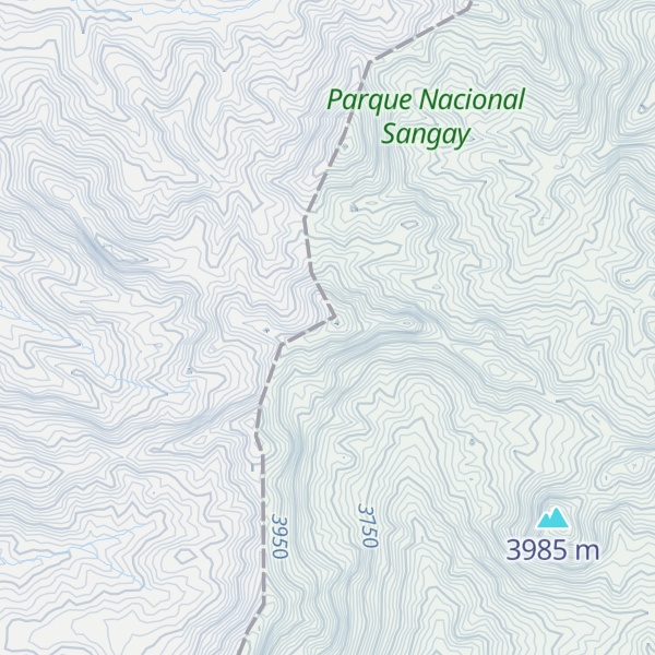 Map of Cerro Pancahuan