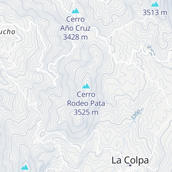 Map of Cerro Rodeo Pata