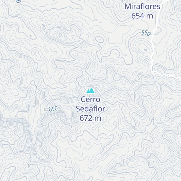 Map of Cerro Sedaflor