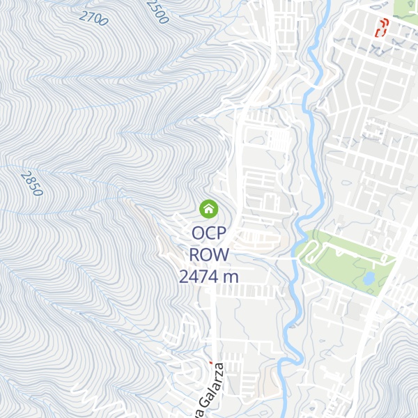 Map of OCP ROW