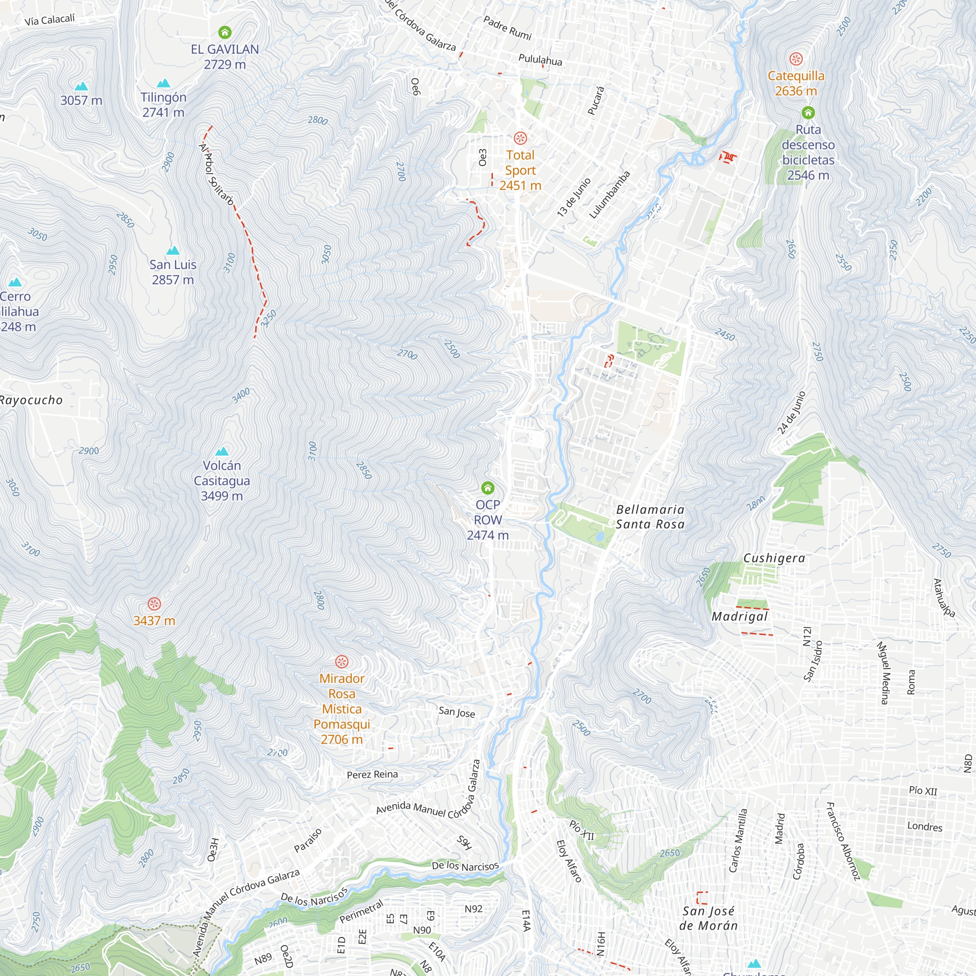OCP ROW map