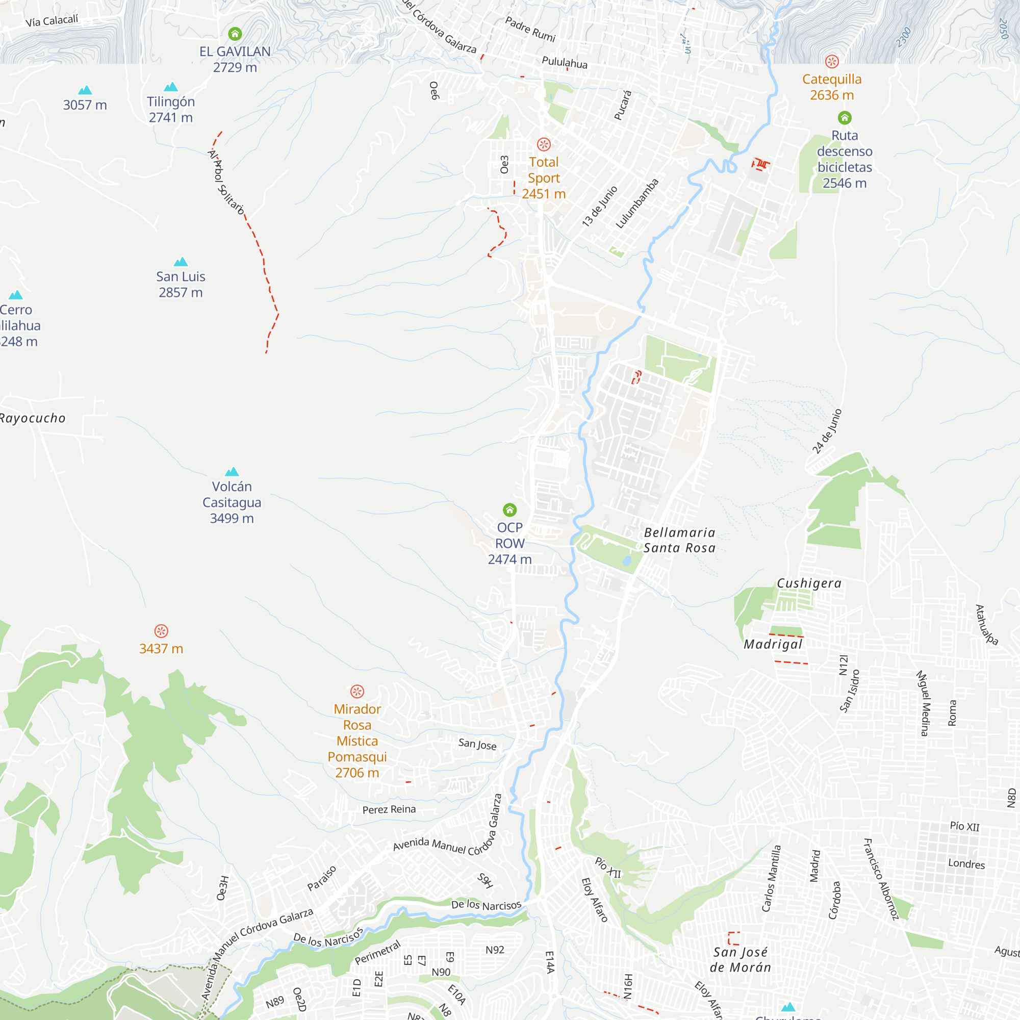 OCP ROW map