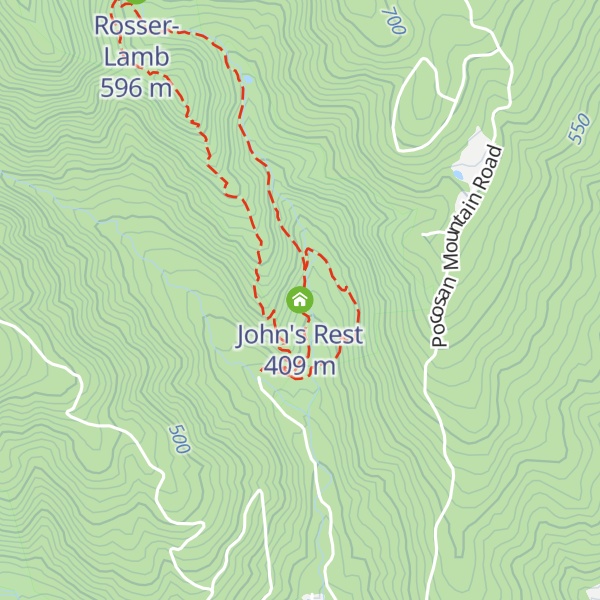 Map of John's Rest