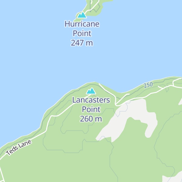 Map of Lancasters Point