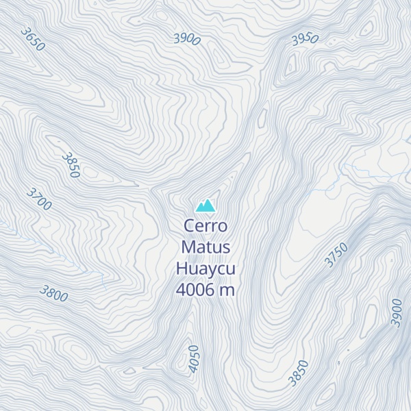 Map of Cerro Matus Huaycu