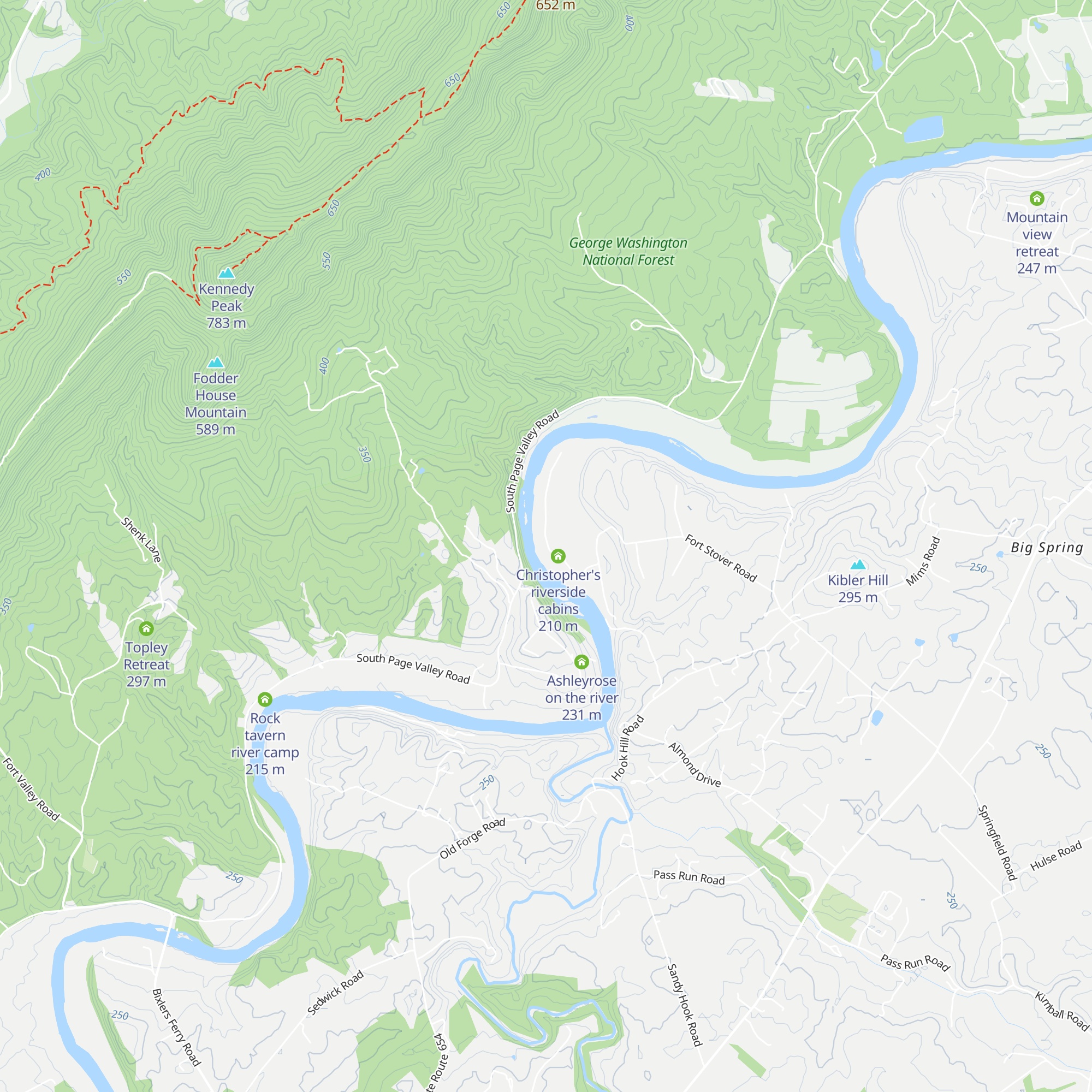 The jive/ the shuck map