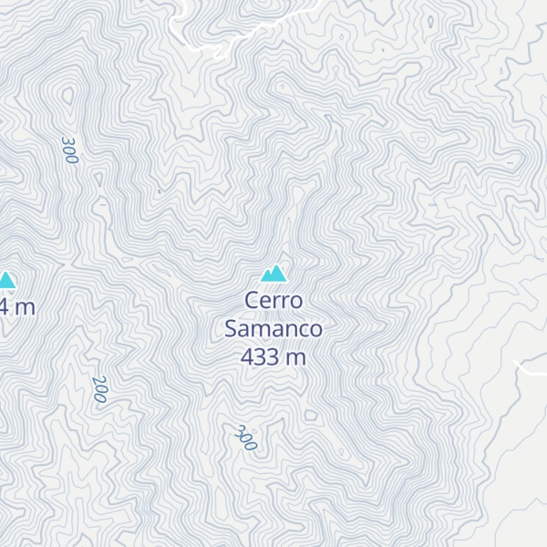 Map of Cerro Samanco