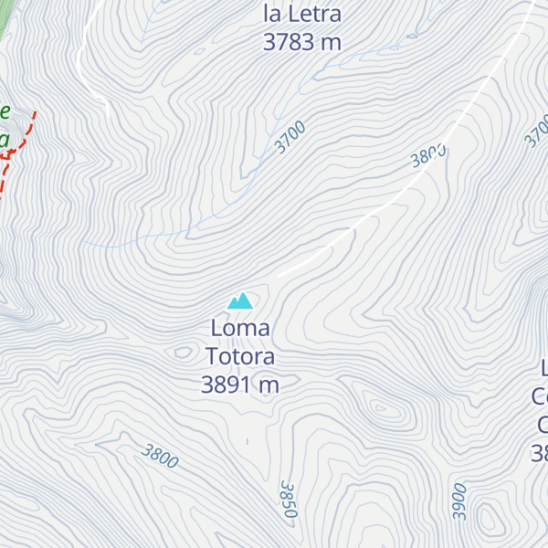 Map of Loma El Toruno