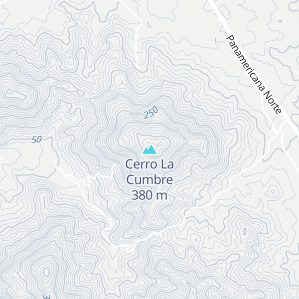 Map of Cerro La Cumbre
