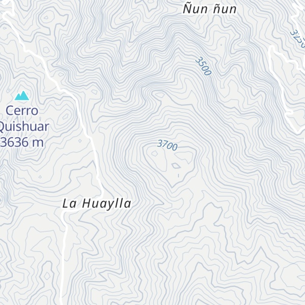 Map of Cerro Campanayoc