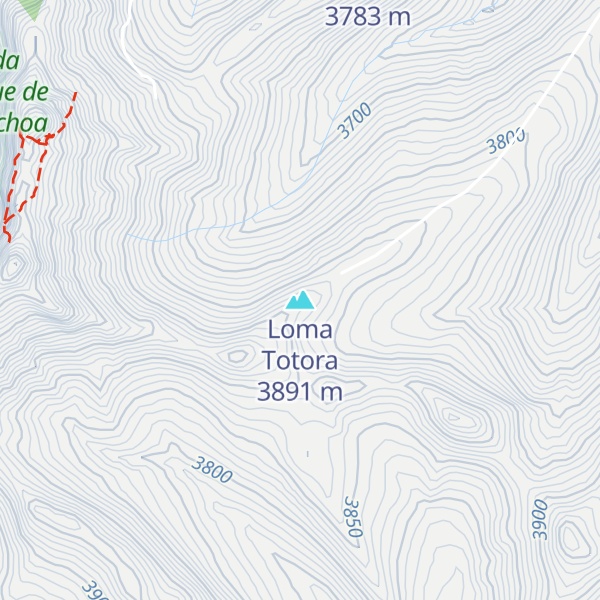 Map of Loma Totora