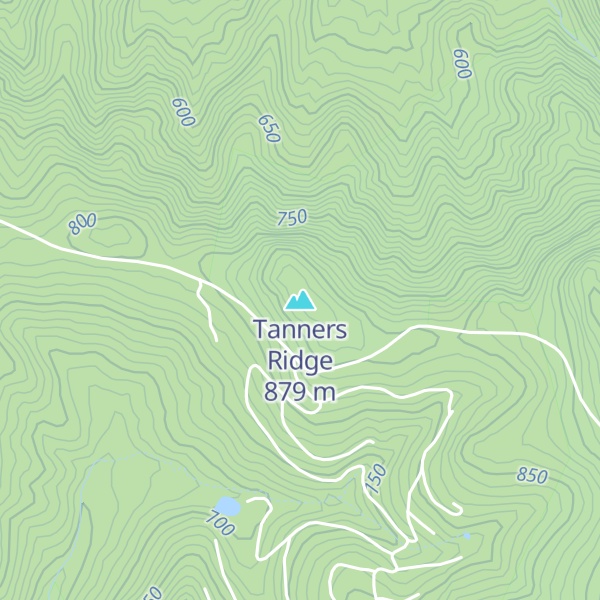 Map of Tanners Ridge