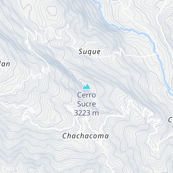 Map of Cerro Sucre