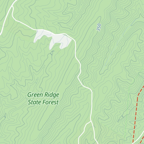 Map of Anthony Ridge