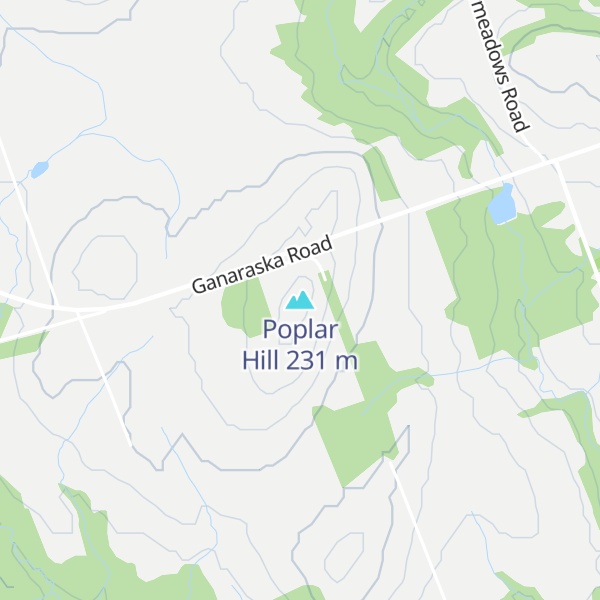 Map of Poplar Hill