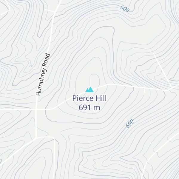 Map of Pierce Hill