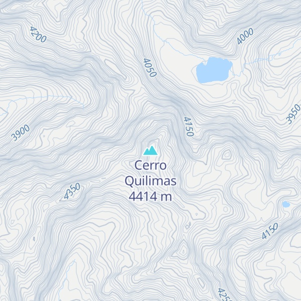 Map of Cerro Quilimas