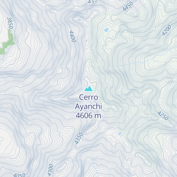 Map of Cerro Ayanchi