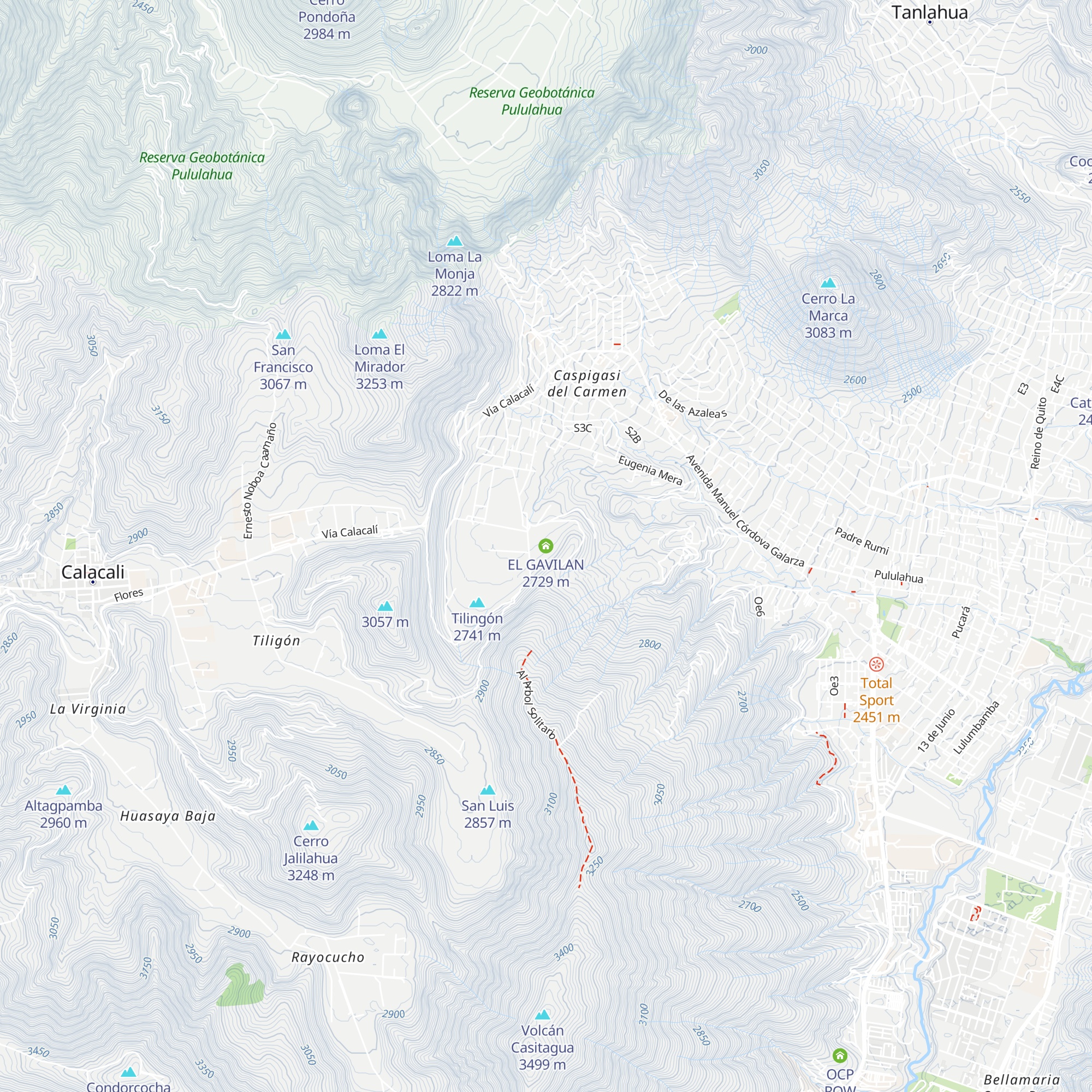 EL GAVILAN map